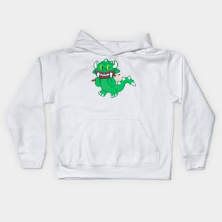 Hodag goes on a trip Kids Hoodie